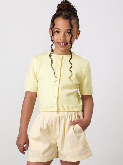 Dsiney Kidz - Gym King Yellow Junior Short Sleeve Knit Cardigan image 3