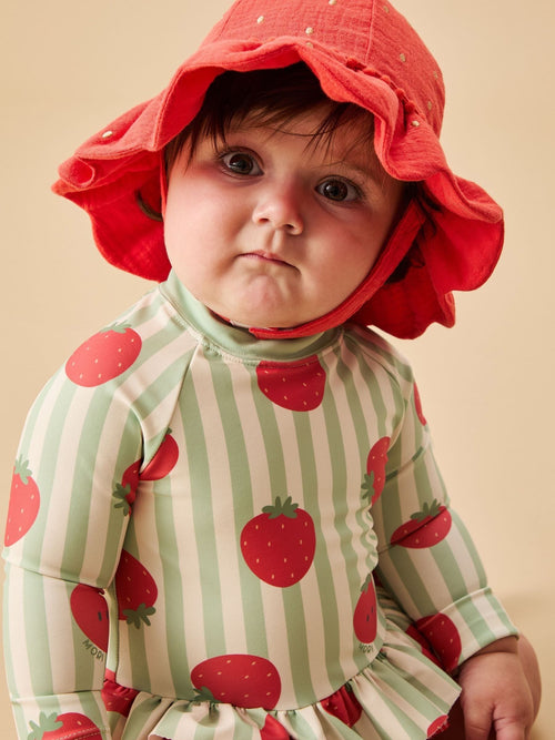 MORI Red Strawberry Floppy Hat image 1
