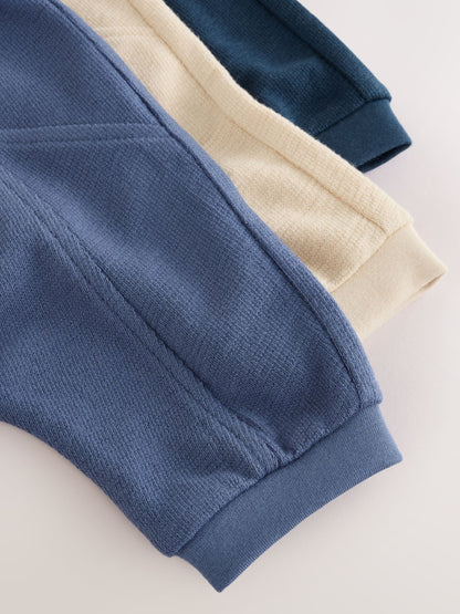Blue/Neutral Baby Joggers 3 Pack (0mths-2yrs) - image 8