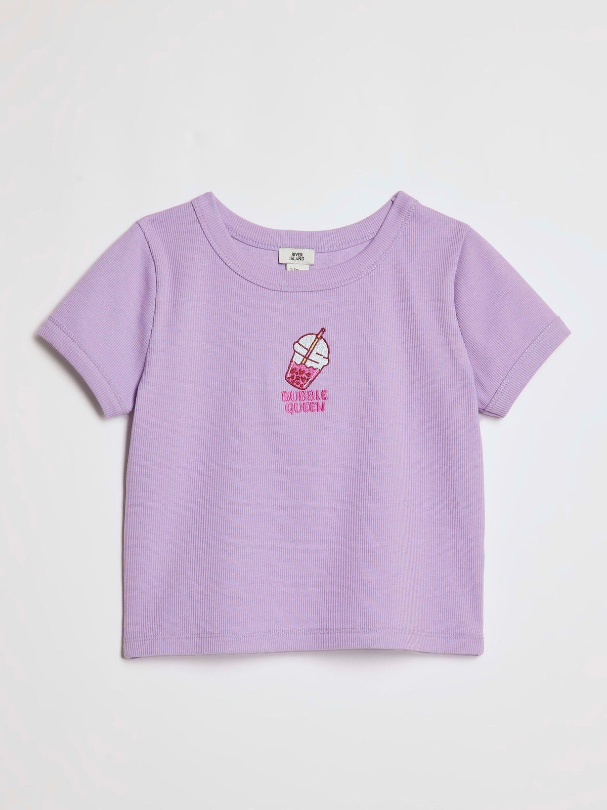Dsiney Kidz - River Island Purple Bubble Queen Icon Baby T-Shirt image 1