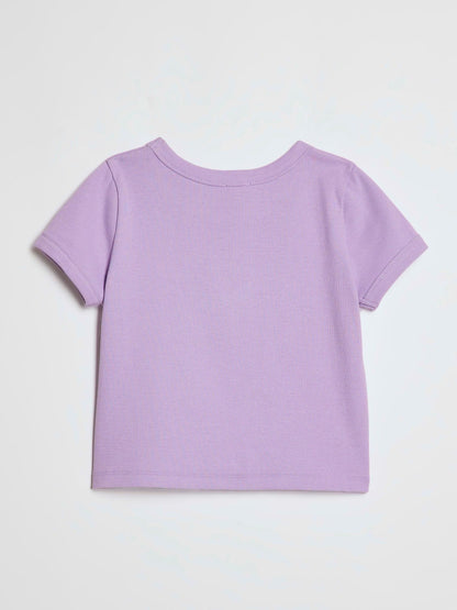 Dsiney Kidz - River Island Purple Bubble Queen Icon Baby T-Shirt image 2
