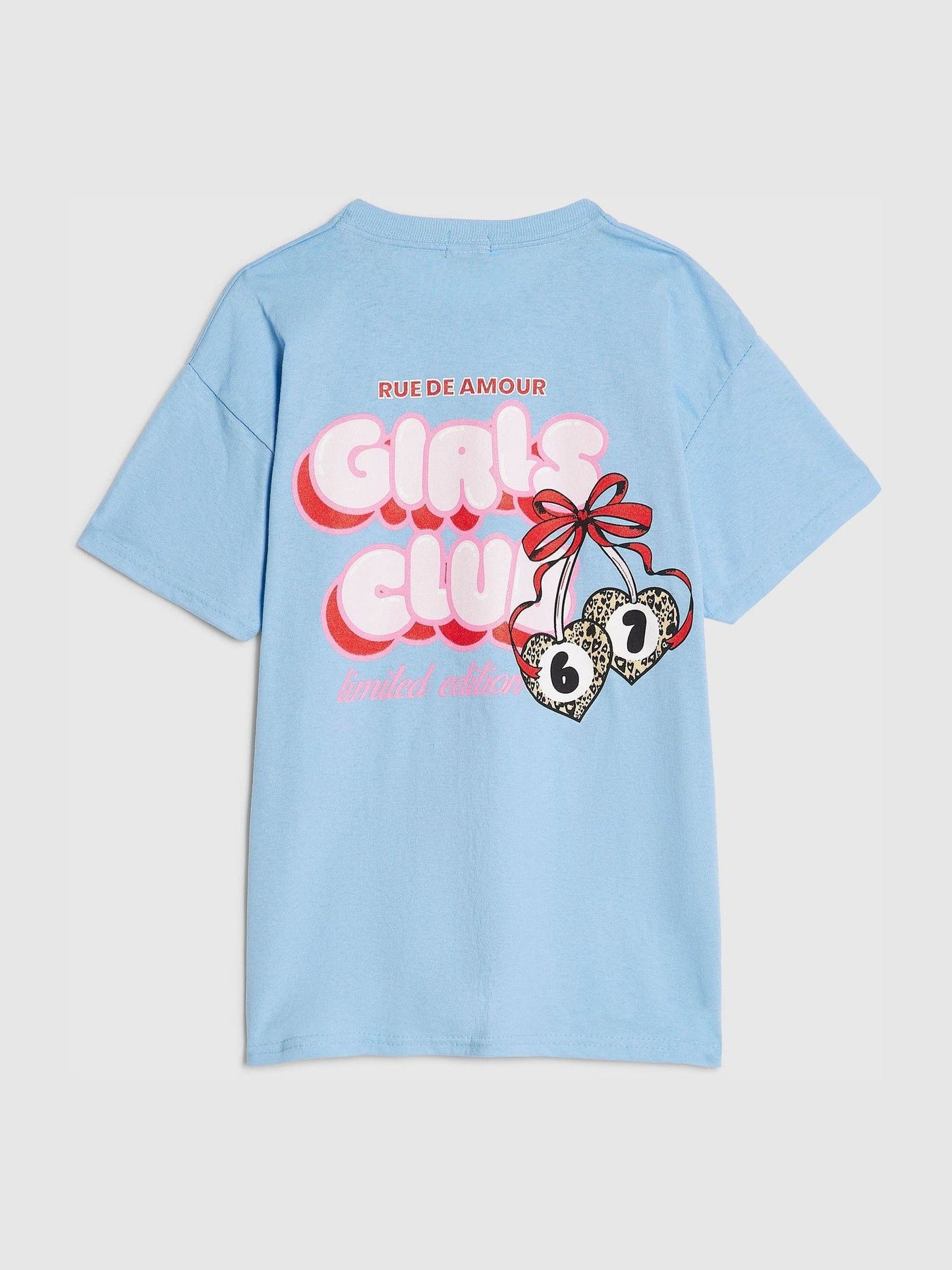 Dsiney Kidz - River Island Blue Girls Club T-Shirt image 1
