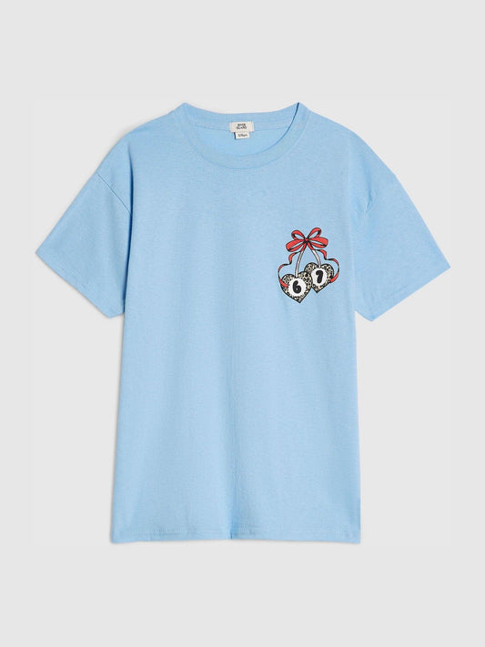 Dsiney Kidz - River Island Blue Girls Club T-Shirt image 2