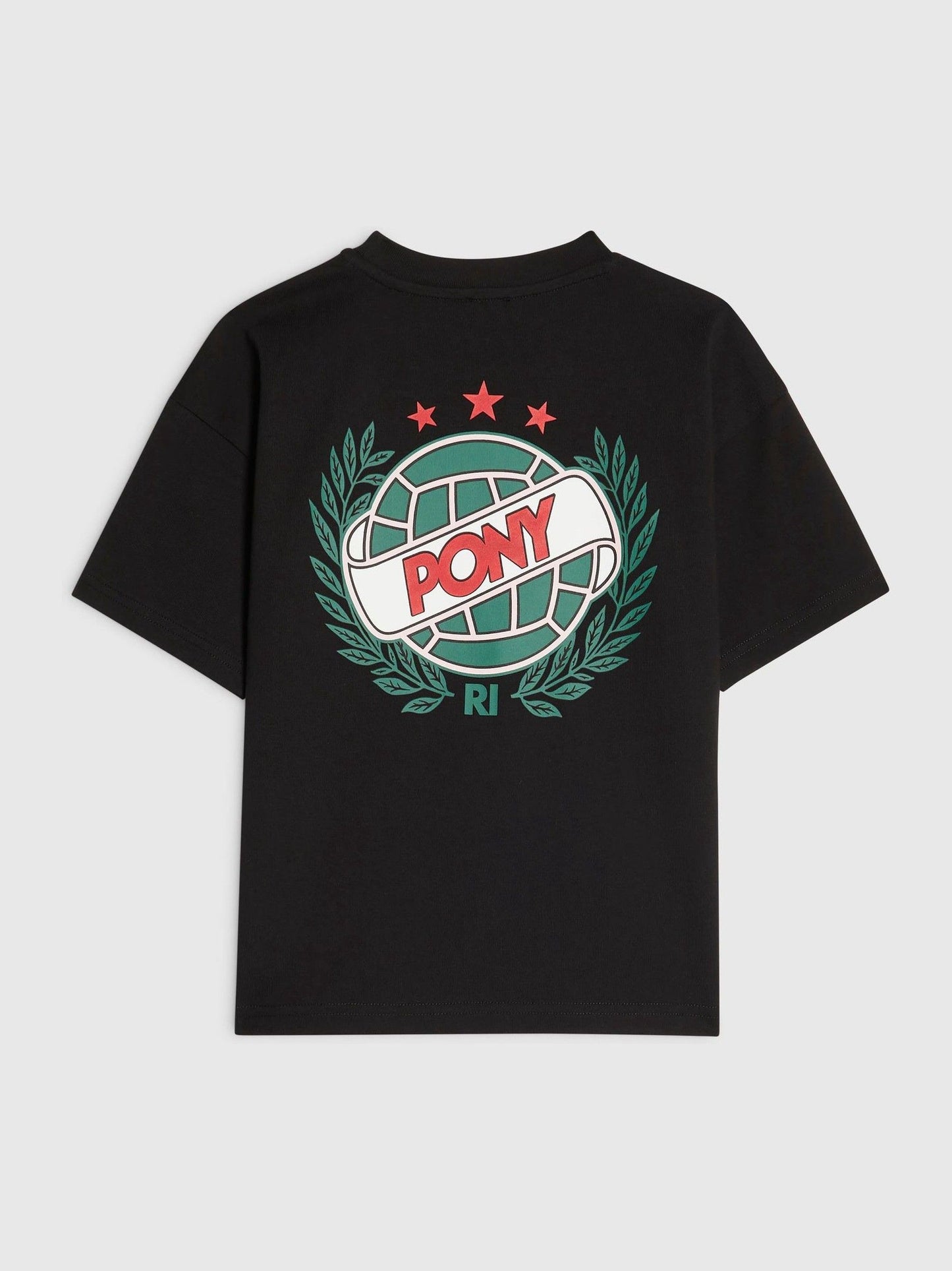 Dsiney Kidz - River Island Black Oversized Pony Crest T-Shirt image 1