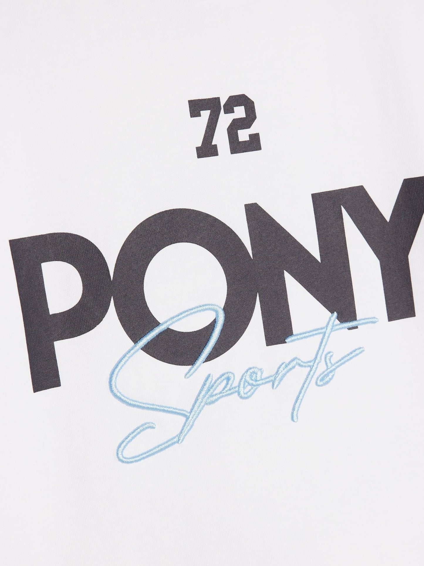 Dsiney Kidz - River Island White Oversized Pony Crest T-Shirt image 3