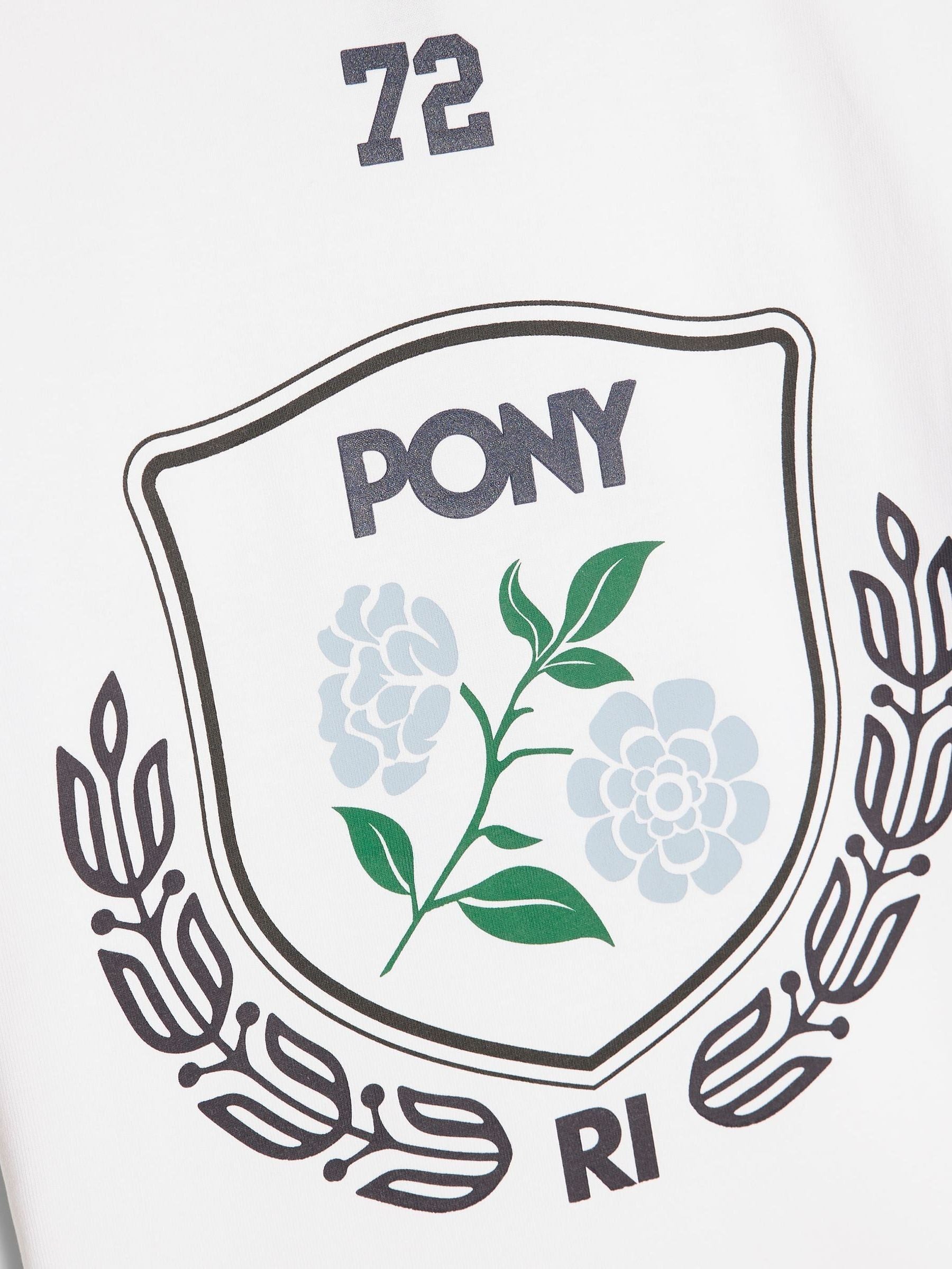 Dsiney Kidz - River Island White Oversized Pony Crest T-Shirt image 4