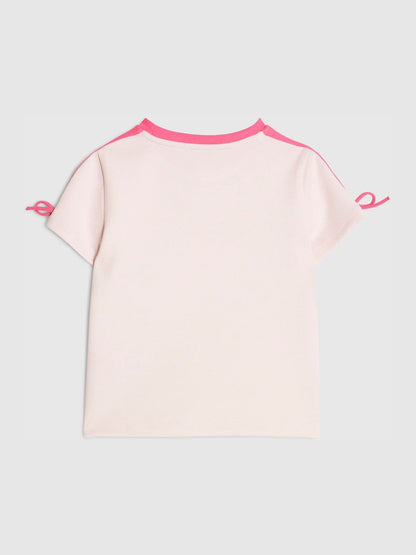 Dsiney Kidz - River Island Pink Premium Clean Bow Baby T-Shirt image 2