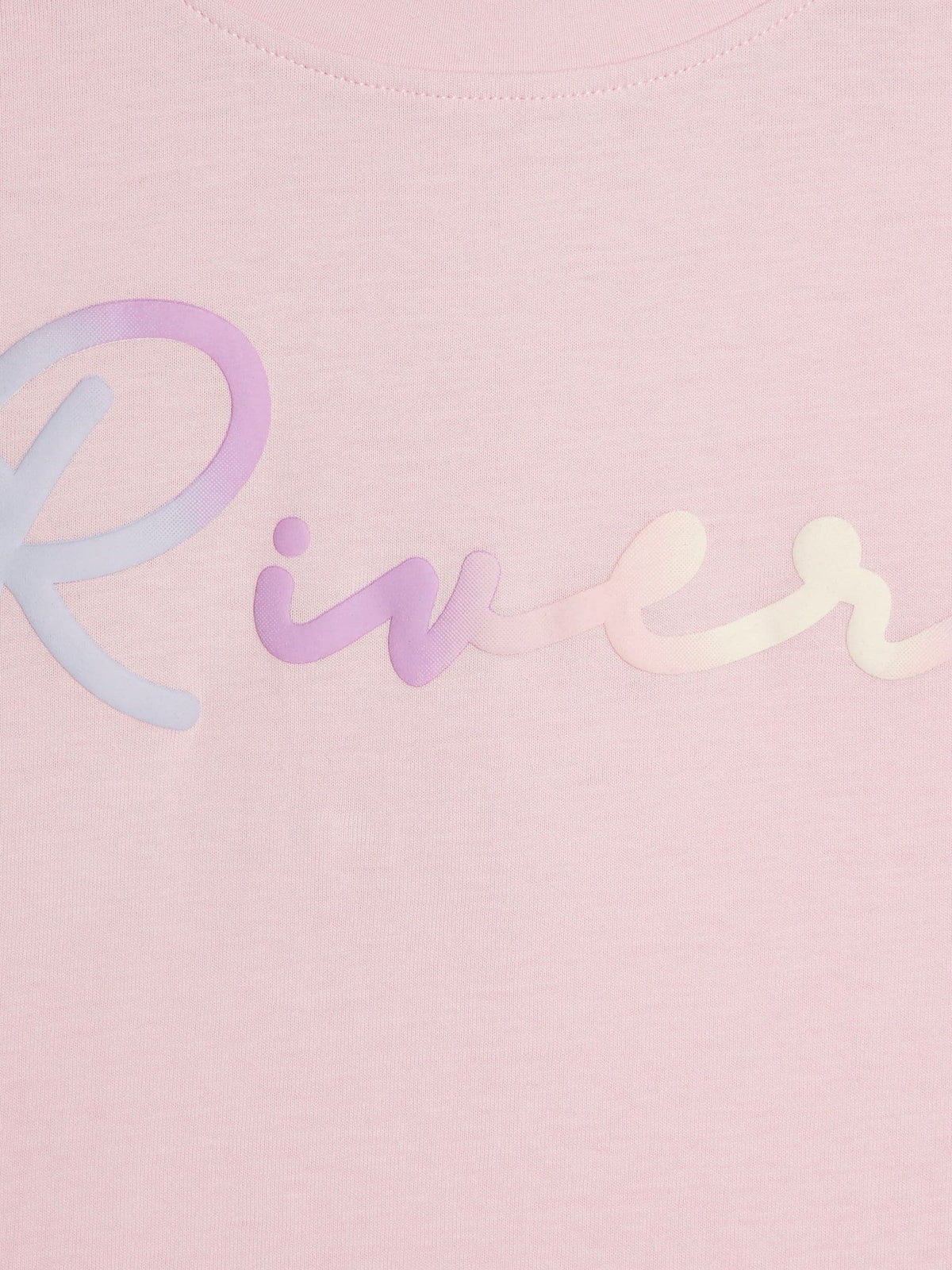 Dsiney Kidz - River Island Pink River Logo Crop T-Shirts  2 Pack image 4