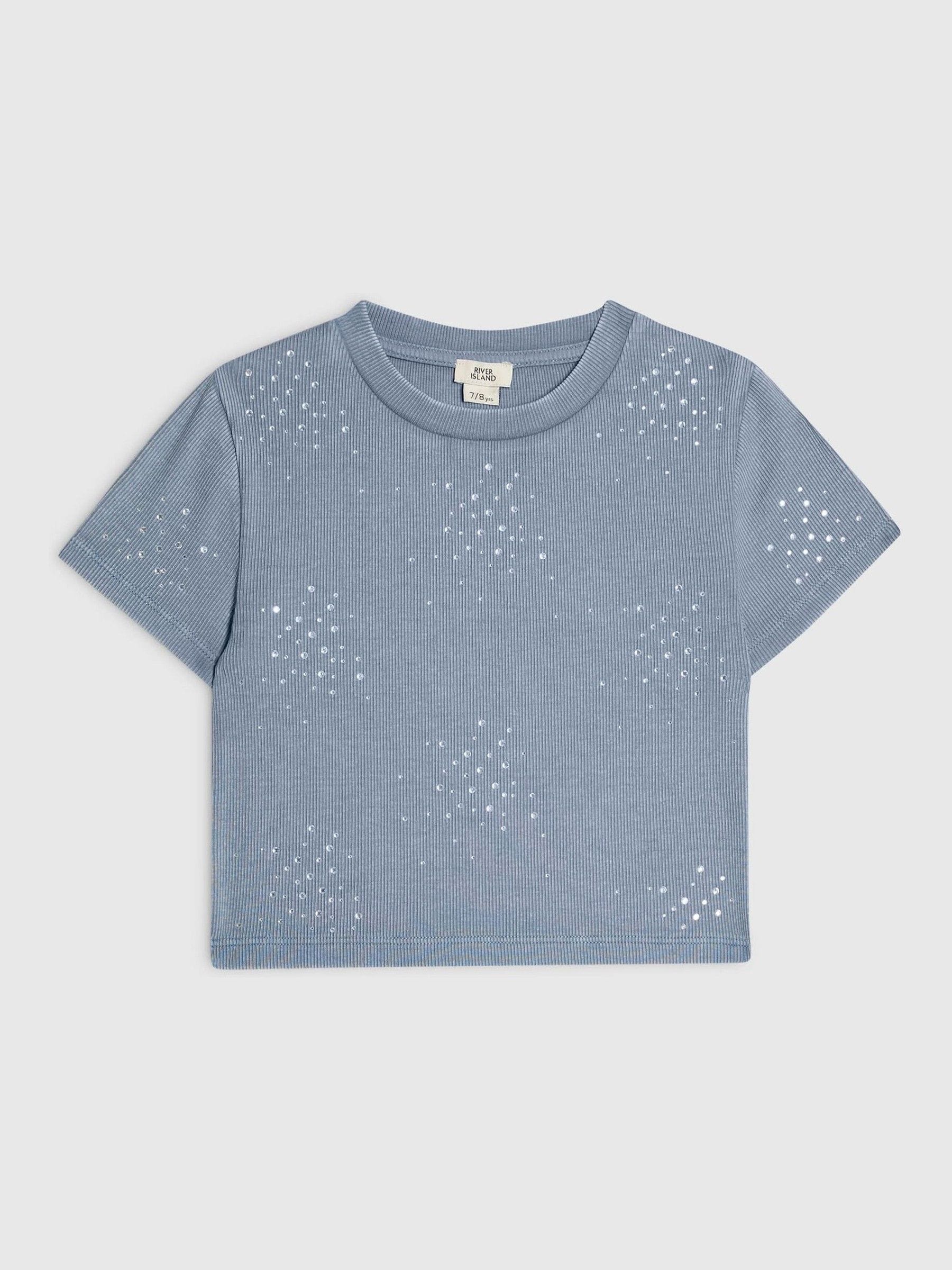 Dsiney Kidz - River Island Blue Hotfix Baby T-Shirt image 1