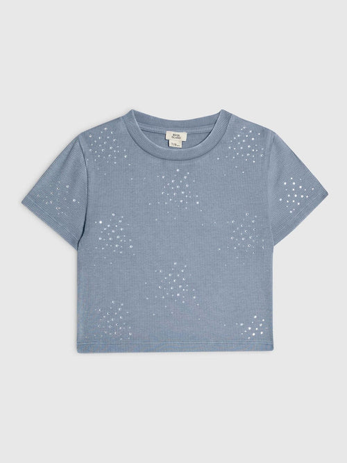 Dsiney Kidz - River Island Blue Hotfix Baby T-Shirt image 1