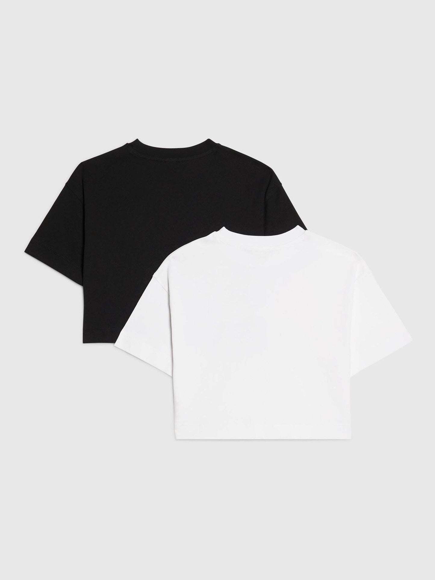 Dsiney Kidz - River Island Black River Logo Crop T-Shirts 2 Pack image 2