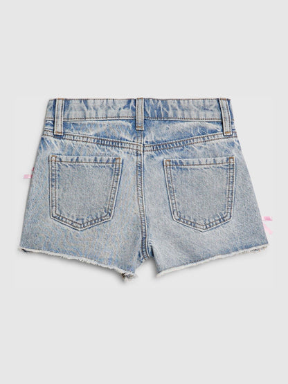 Dsiney Kidz - River Island Blue Pretty Graffiti Denim Shorts image 2