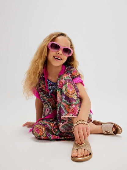 Dsiney Kidz - River Island Purple Del Maar Sequin Trousers image 1