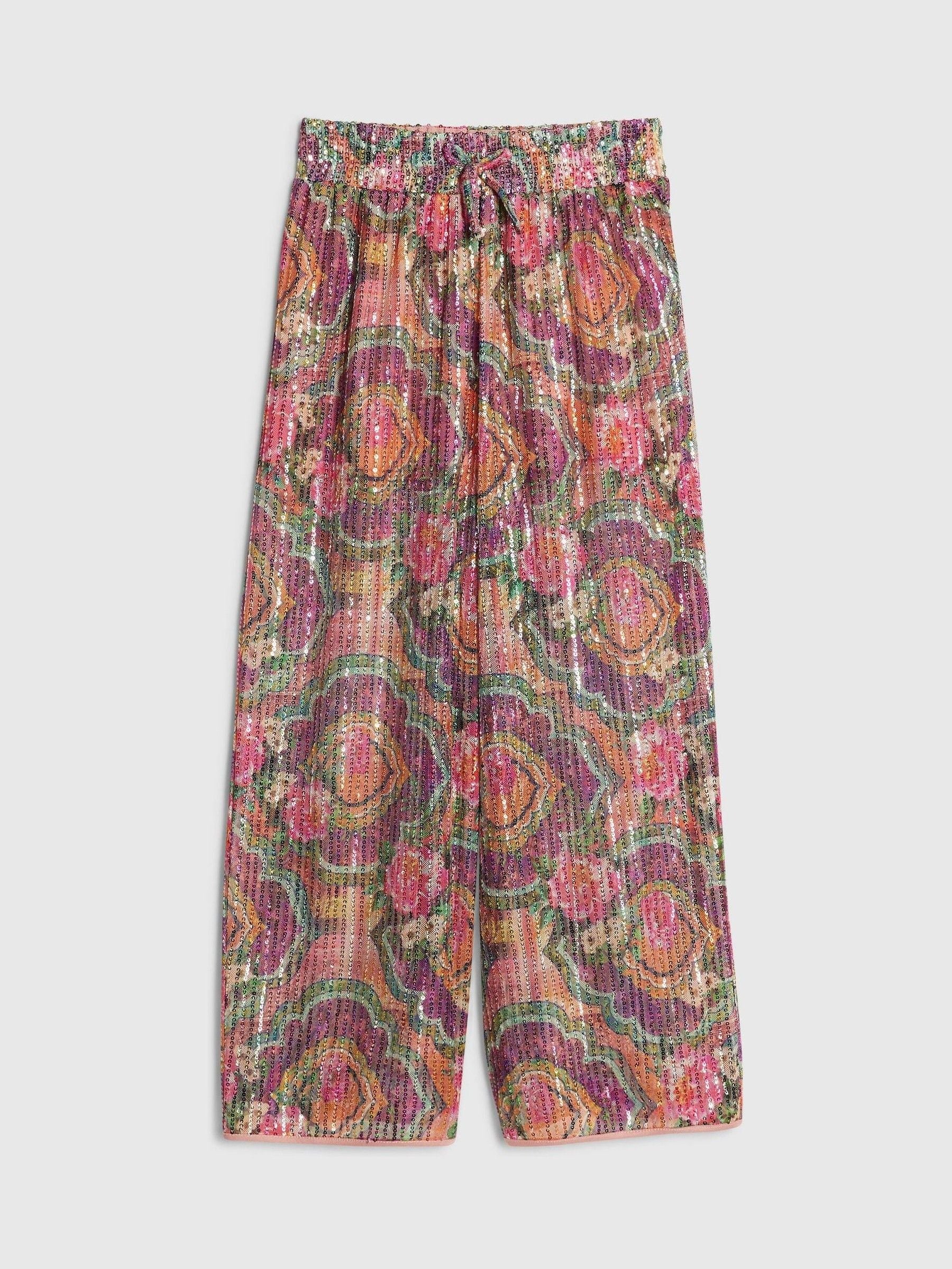 Dsiney Kidz - River Island Purple Del Maar Sequin Trousers image 2