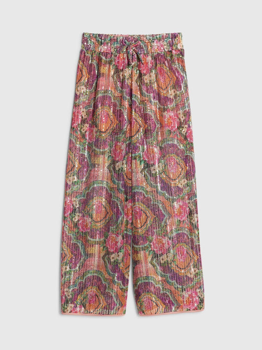 Dsiney Kidz - River Island Purple Del Maar Sequin Trousers image 2