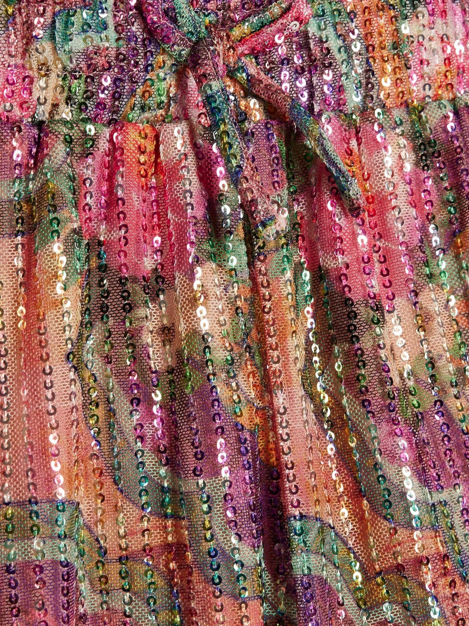 Dsiney Kidz - River Island Purple Del Maar Sequin Trousers image 3