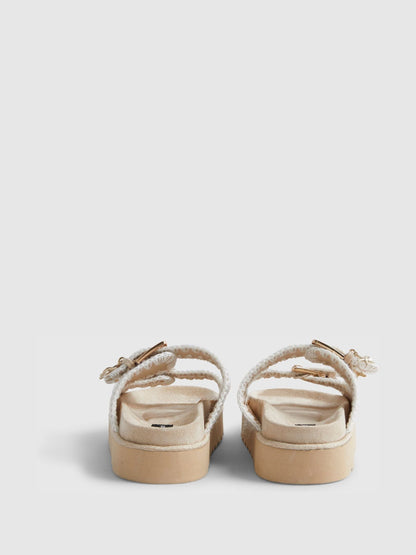River Island Brown Whipstitch Sandals image 4