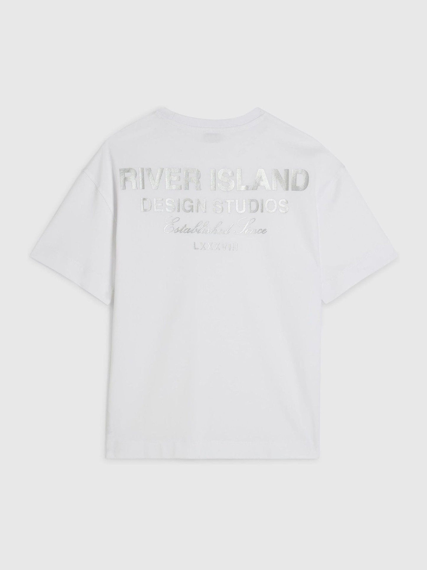Dsiney Kidz - River Island White River Branded Boyfriend T-Shirt image 2