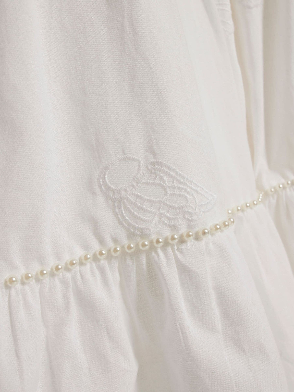 Dsiney Kidz - River Island White Pearl Shell Top & Trousers Set image 4