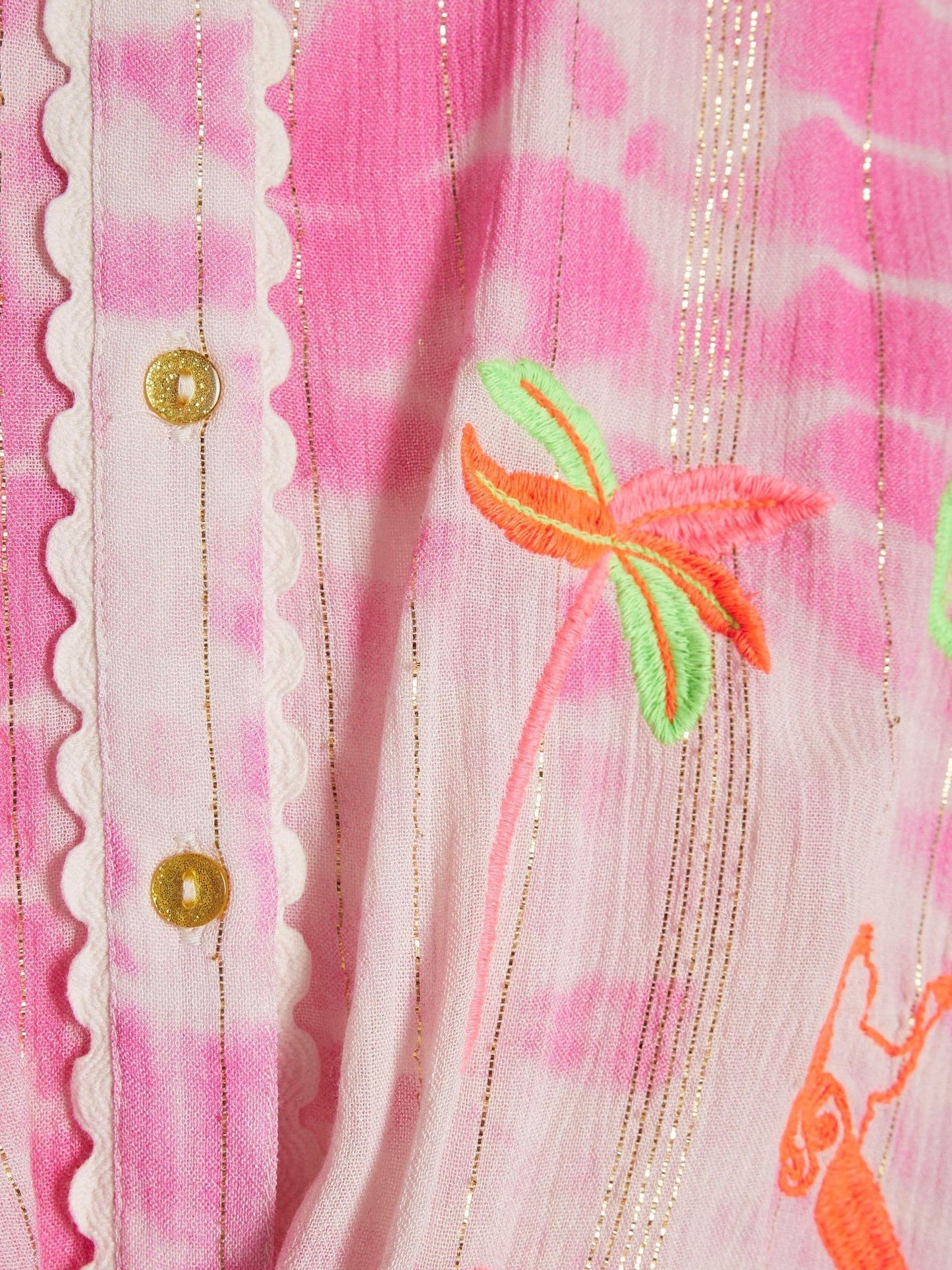 Dsiney Kidz - River Island Pink Tie Dye Shirt & Short  Set image 4