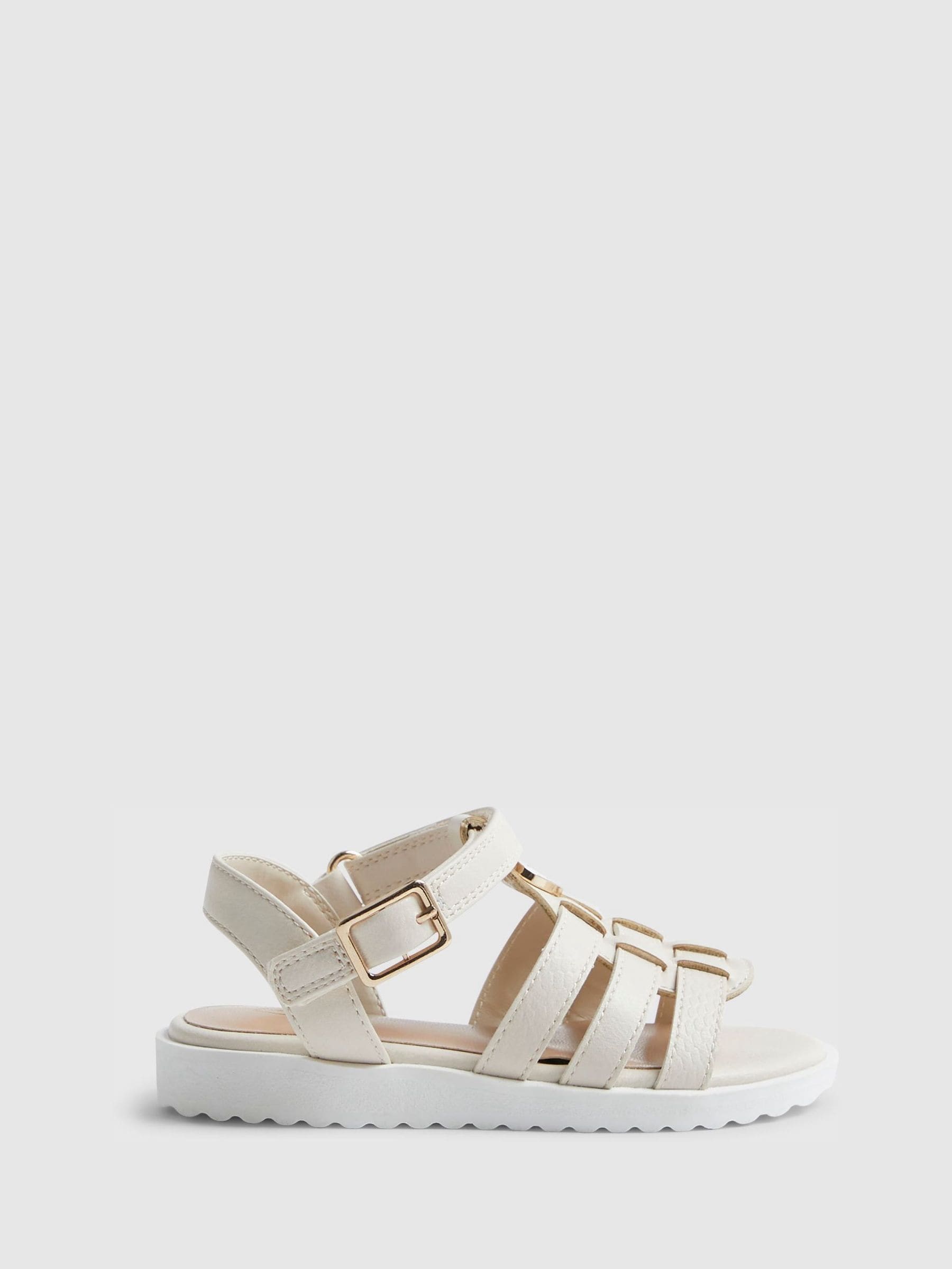 River Island Cream Heart Gladiator Sandals image 1