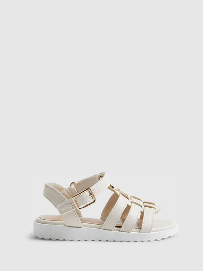 River Island Cream Heart Gladiator Sandals image 1