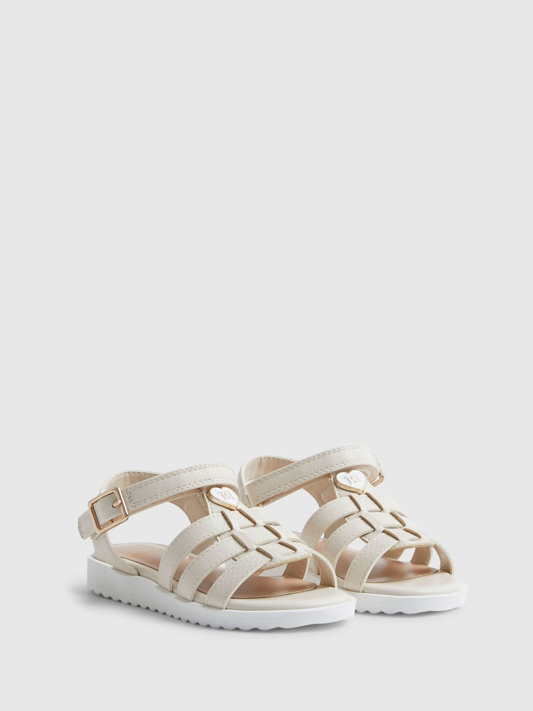 River Island Cream Heart Gladiator Sandals image 2