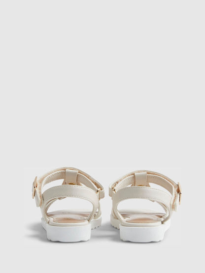 River Island Cream Heart Gladiator Sandals image 3