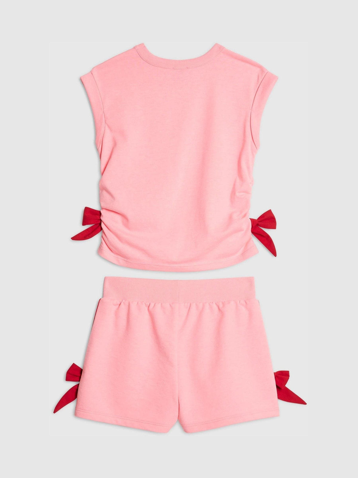 Dsiney Kidz - River Island Pink Bow Top  & Shorts Set image 2