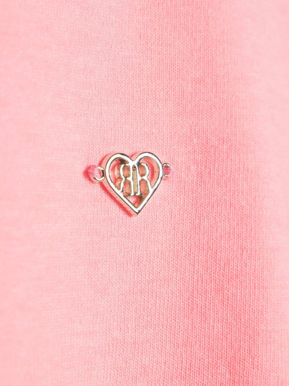 Dsiney Kidz - River Island Pink Bow Top  & Shorts Set image 4