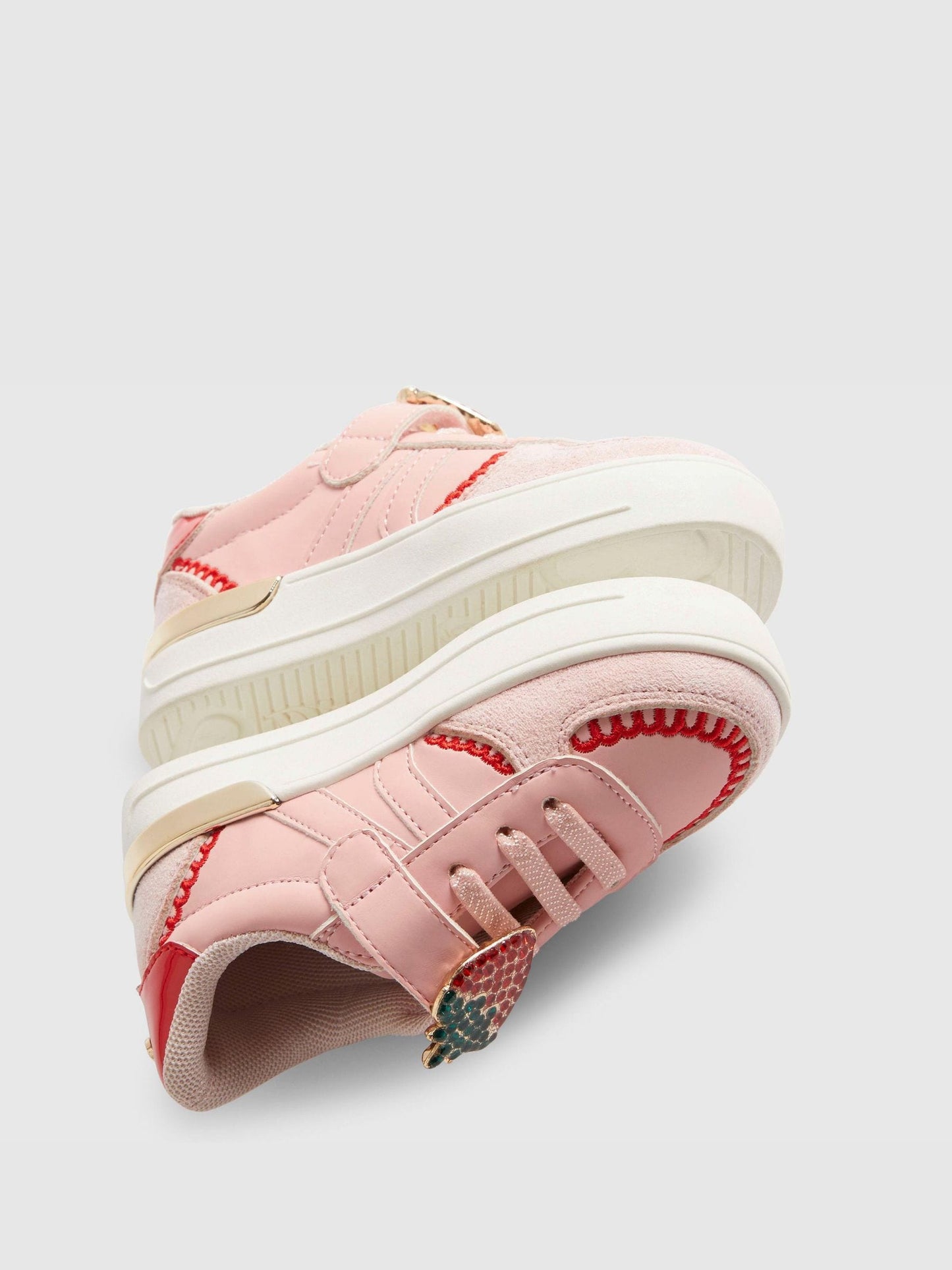 River Island Pink Strawberry Trainers image 5