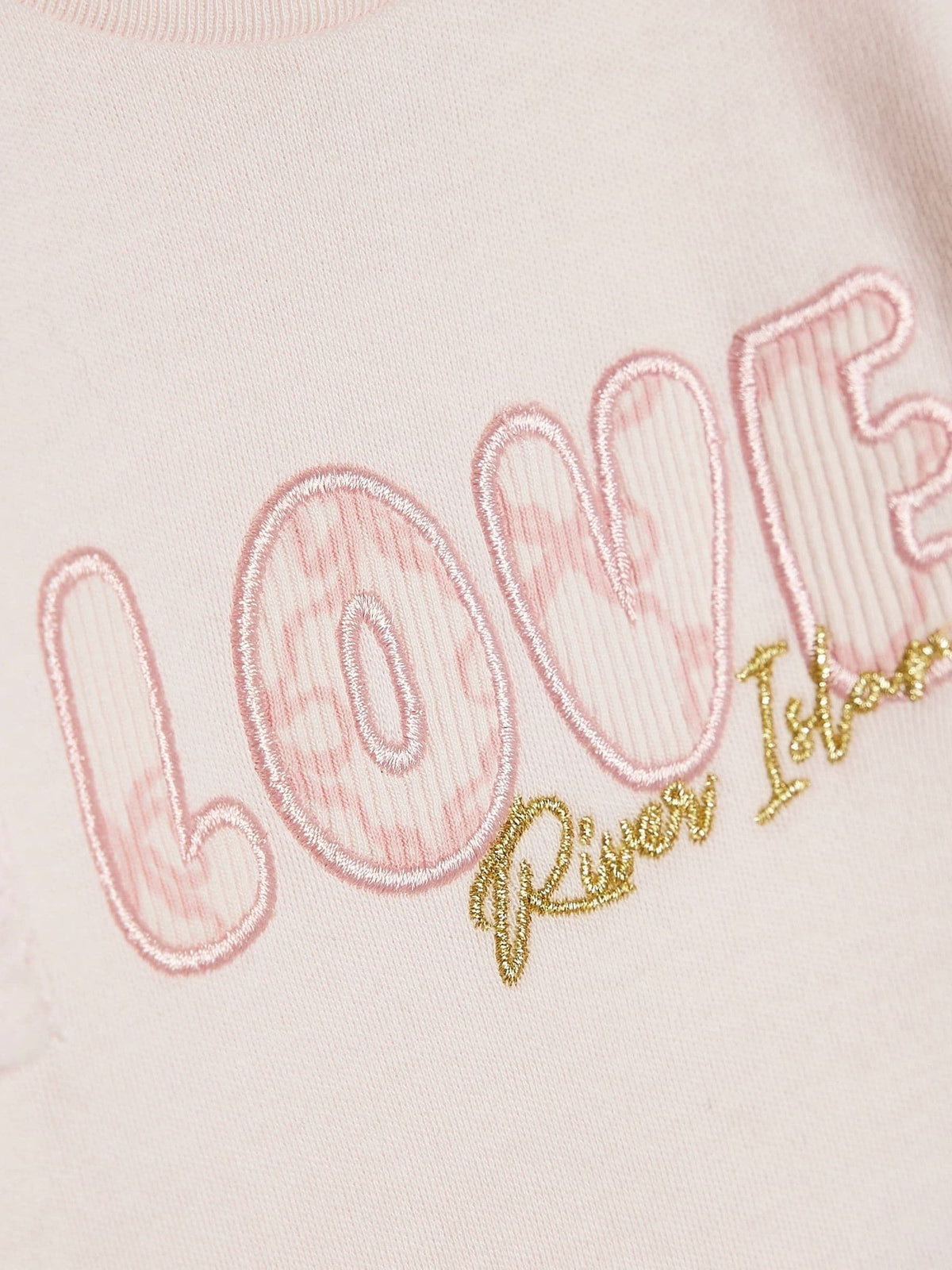 Dsiney Kidz - River Island Pink Love Bodysuit & Shorts Set image 4