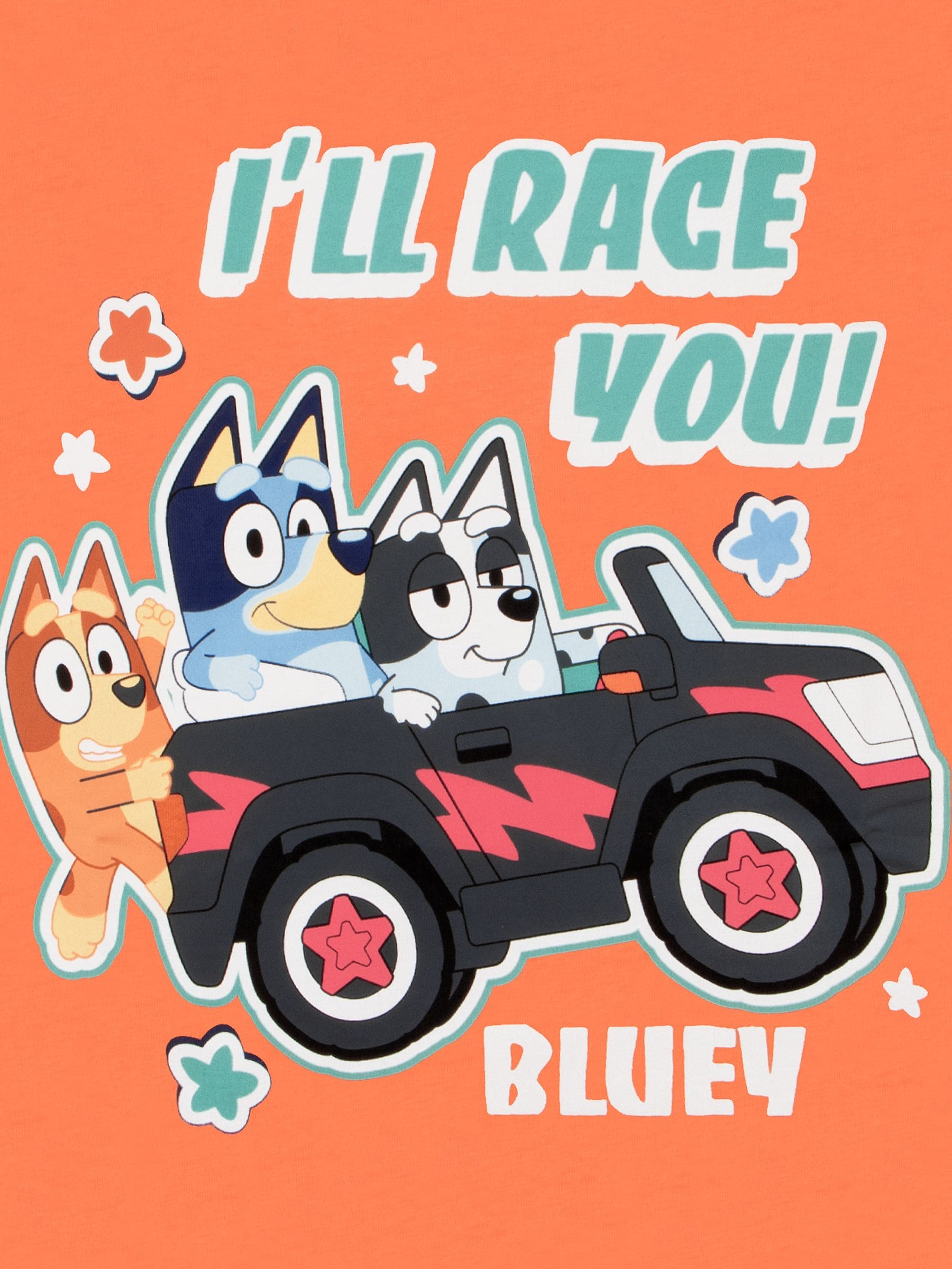 Dsiney Kidz - Character Orange Bluey Bingo And Muffin Short Pyjamas image 7