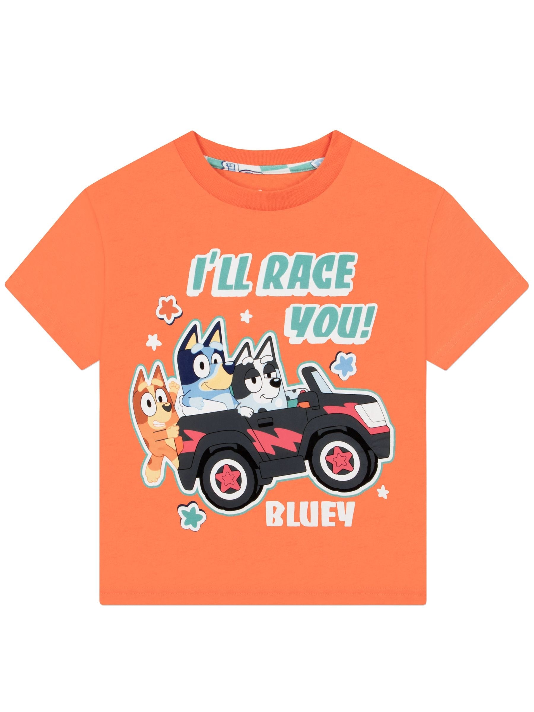 Dsiney Kidz - Character Orange Bluey Bingo And Muffin Short Pyjamas image 3