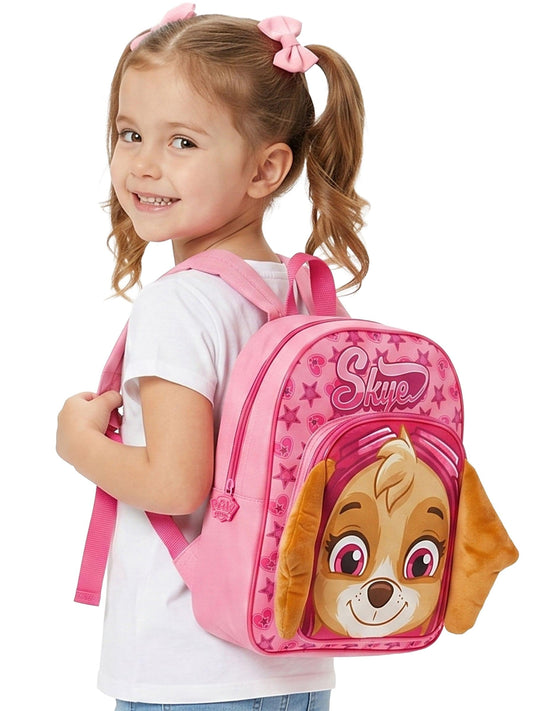 Character Pink PAW Patrol Skye Backpack 3D Ears image 1
