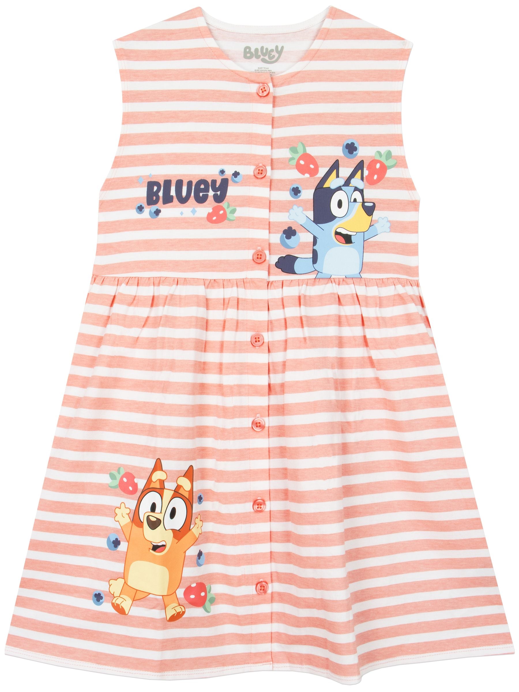 Dsiney Kidz - Character Pink Bluey Short Sleeve Dress image 1