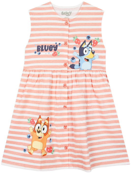 Dsiney Kidz - Character Pink Bluey Short Sleeve Dress image 1