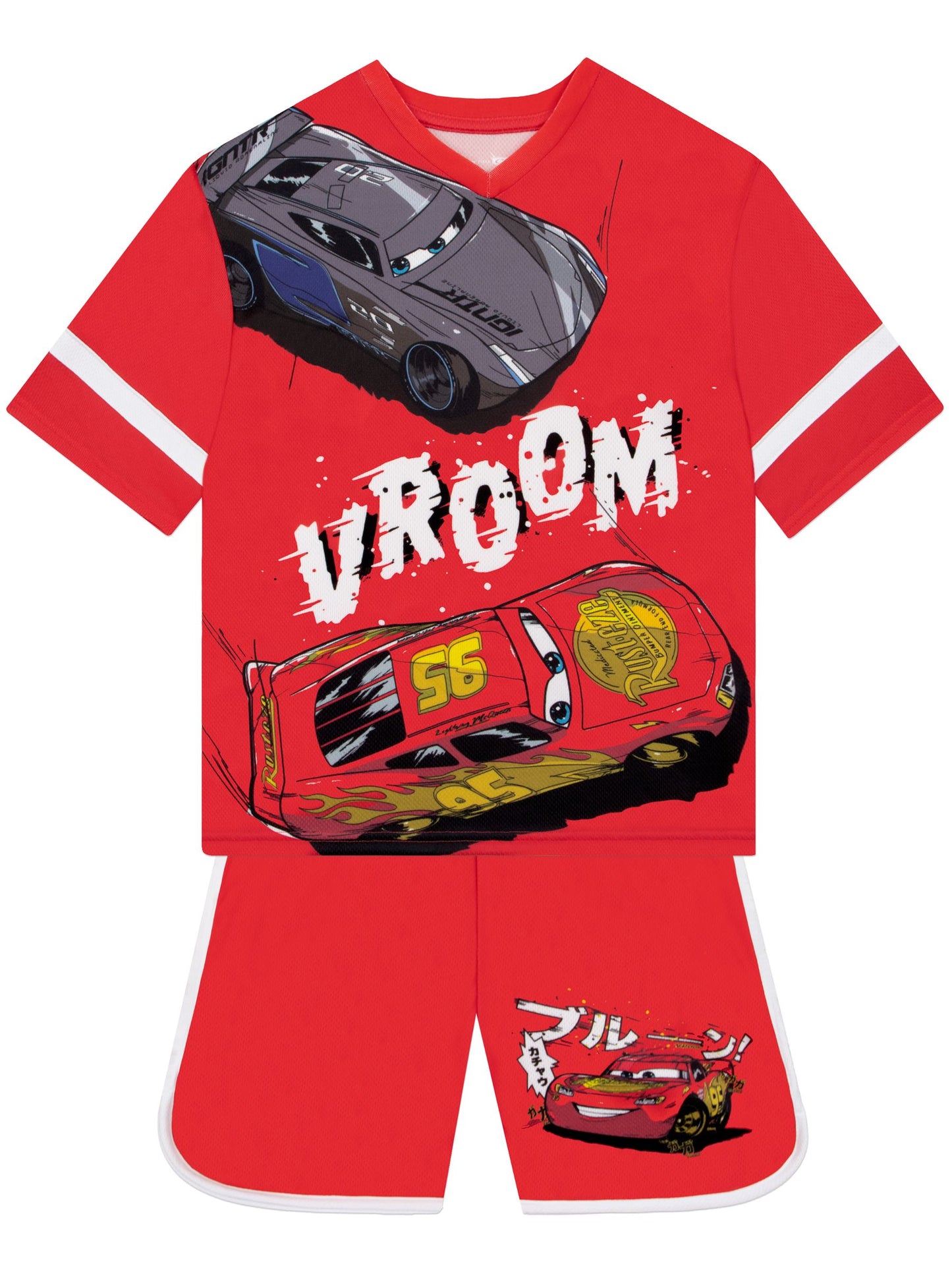 Dsiney Kidz - Character Red Disney Cars T-Shirt And Shorts Set image 1