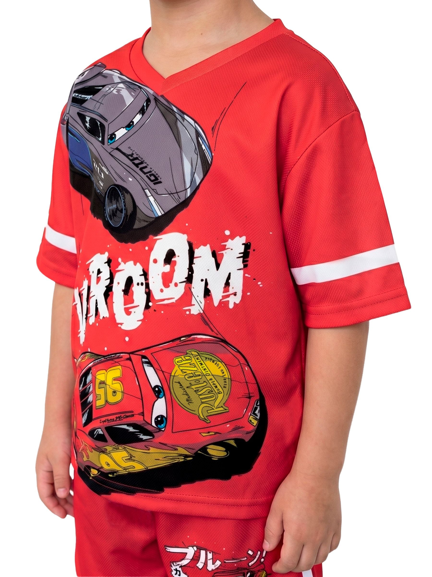 Dsiney Kidz - Character Red Disney Cars T-Shirt And Shorts Set image 4
