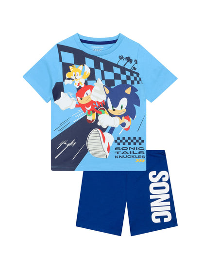 Dsiney Kidz - Character Blue Sonic The Hedgehog Short Pyjamas image 6
