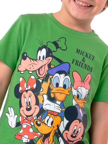 Dsiney Kidz - Character Green Disney Mickey Mouse And Friends Short Pyjamas image 5
