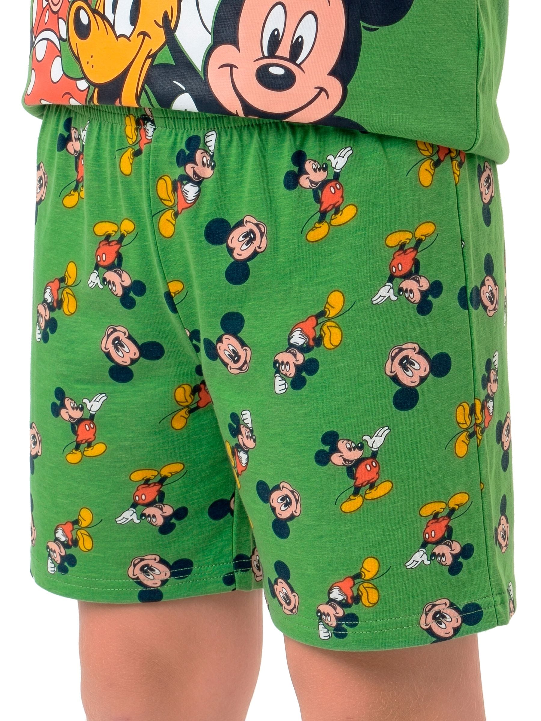 Dsiney Kidz - Character Green Disney Mickey Mouse And Friends Short Pyjamas image 6