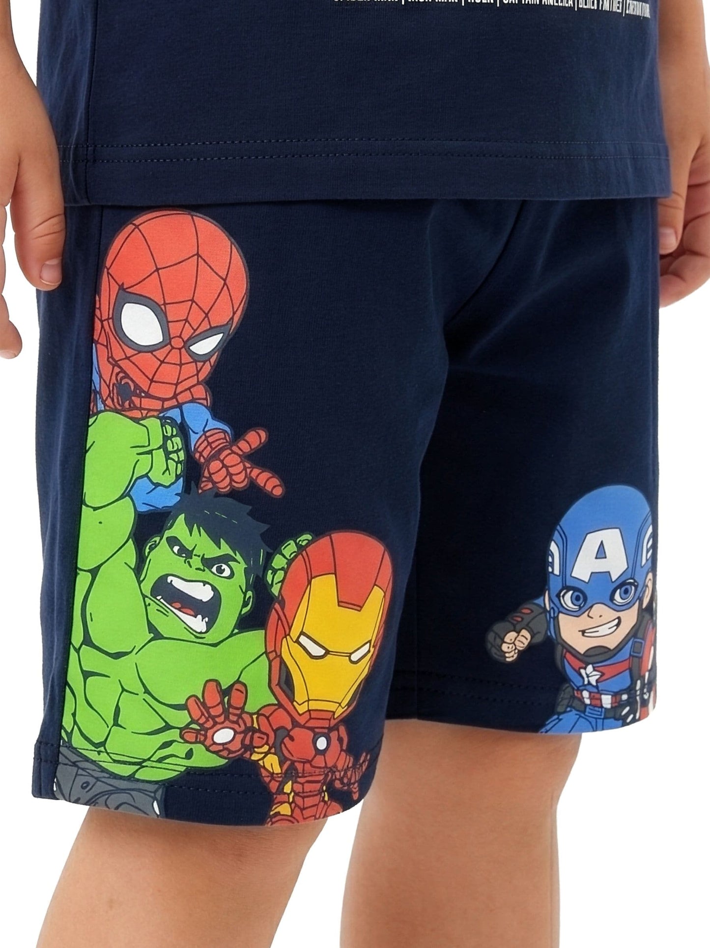 Dsiney Kidz - Character Black Marvel Avengers Short Pyjamas image 6
