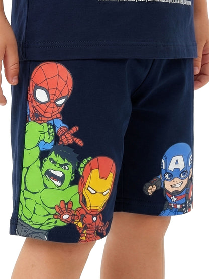 Dsiney Kidz - Character Black Marvel Avengers Short Pyjamas image 6