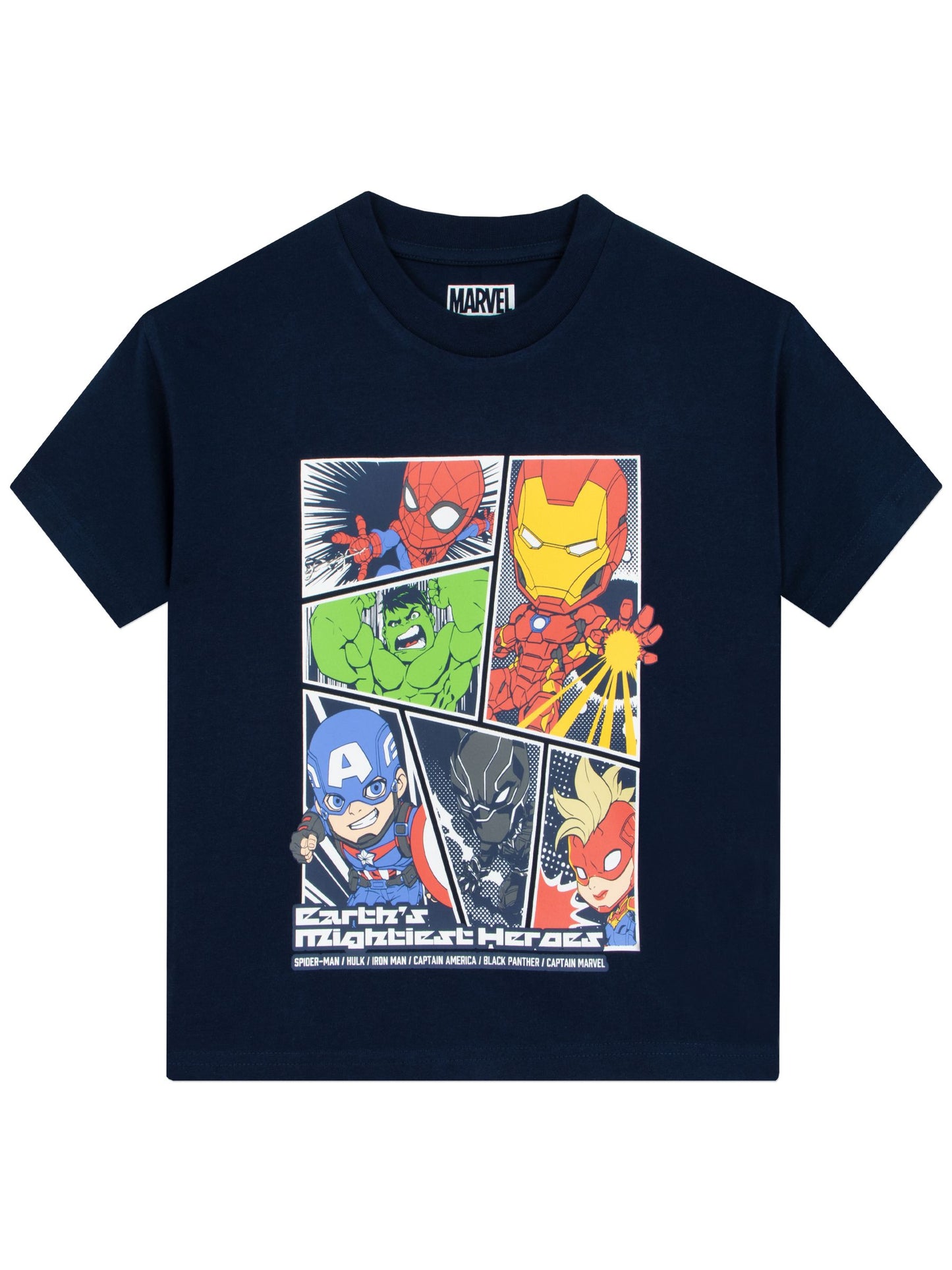 Dsiney Kidz - Character Black Marvel Avengers Short Pyjamas image 8
