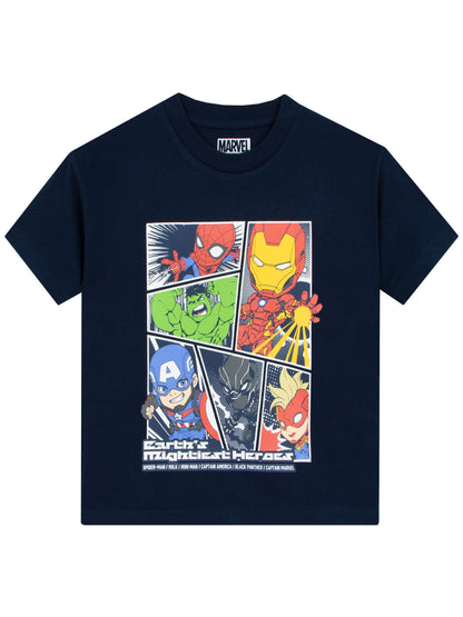 Dsiney Kidz - Character Black Marvel Avengers Short Pyjamas image 8