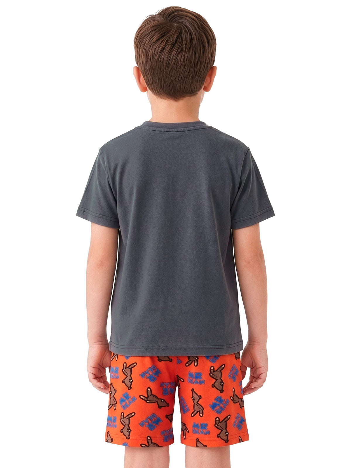 Character Grey Mr Bean And Teddy Short Pyjamas - image 3