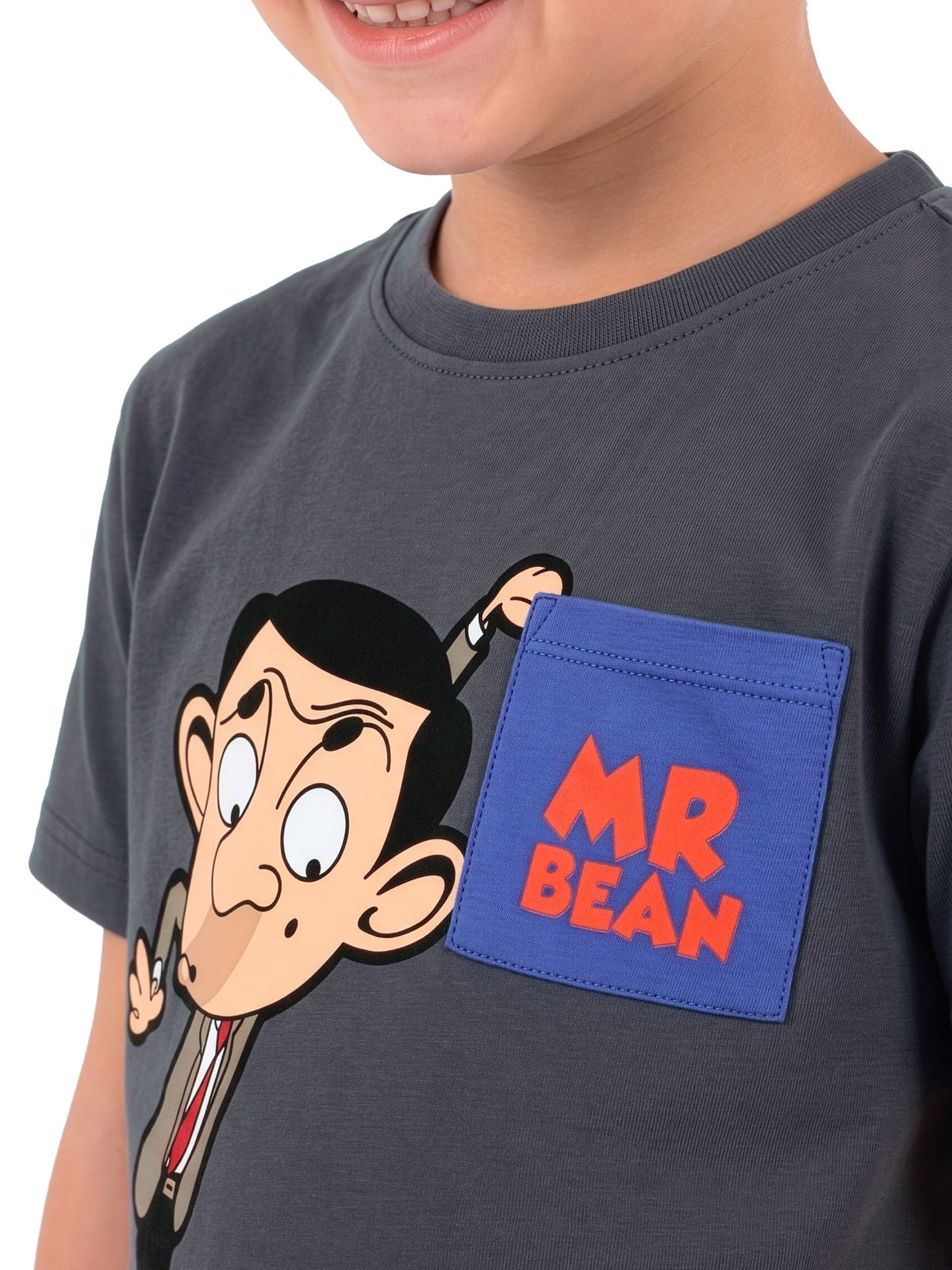 Character Grey Mr Bean And Teddy Short Pyjamas - image 4