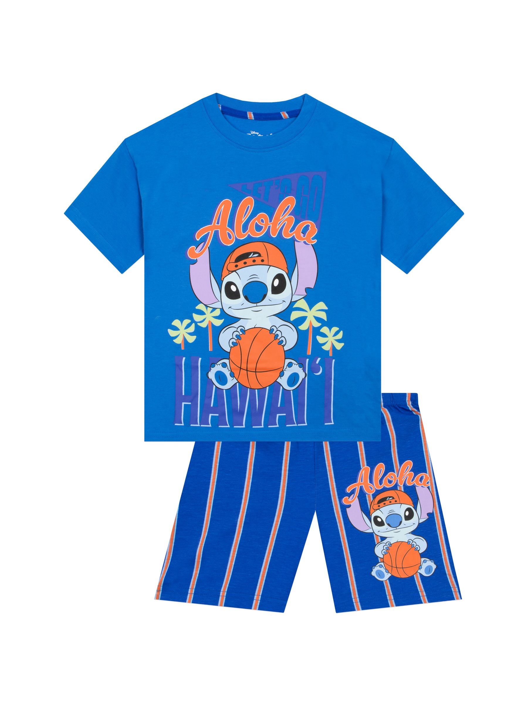 Dsiney Kidz - Character Blue Disney Lilo & Stitch Short Pyjamas image 1