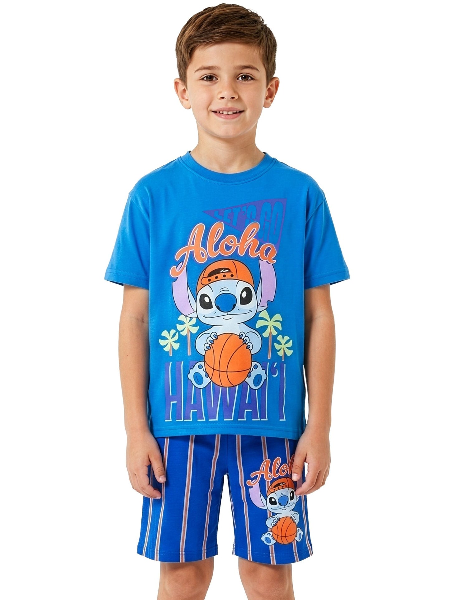 Dsiney Kidz - Character Blue Disney Lilo & Stitch Short Pyjamas image 2